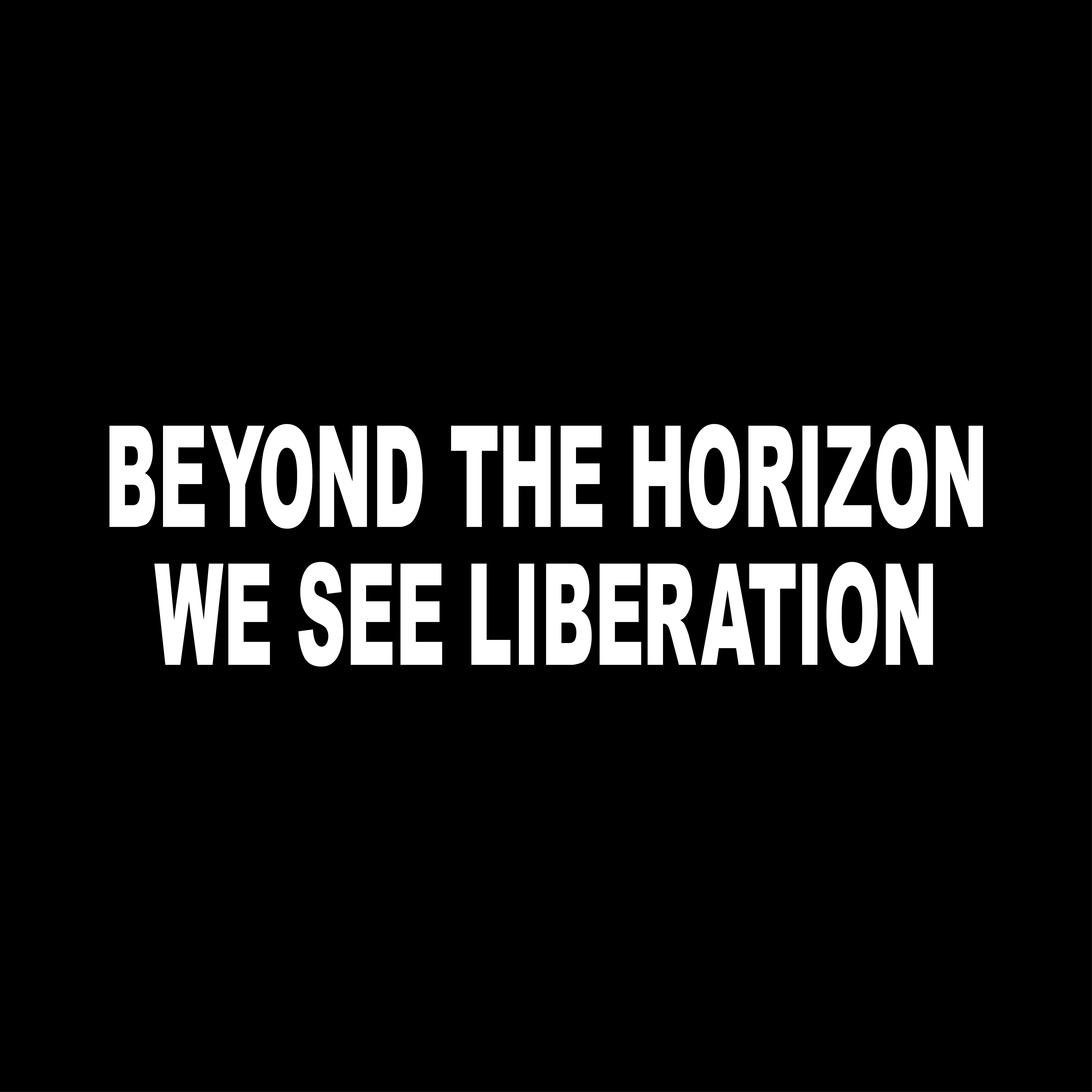 Beyond the Horizon We See Liberation