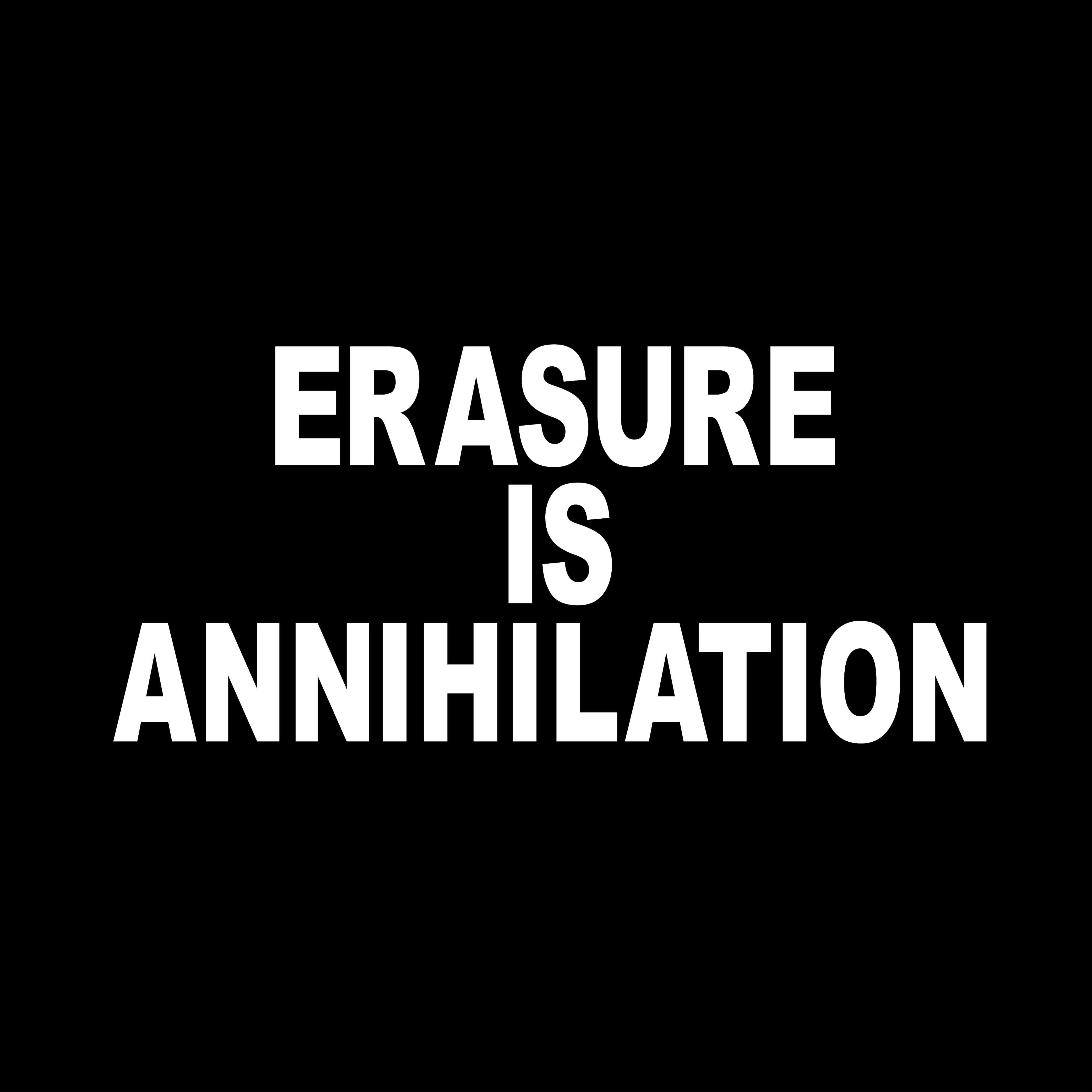 Erasure Is Annihilation