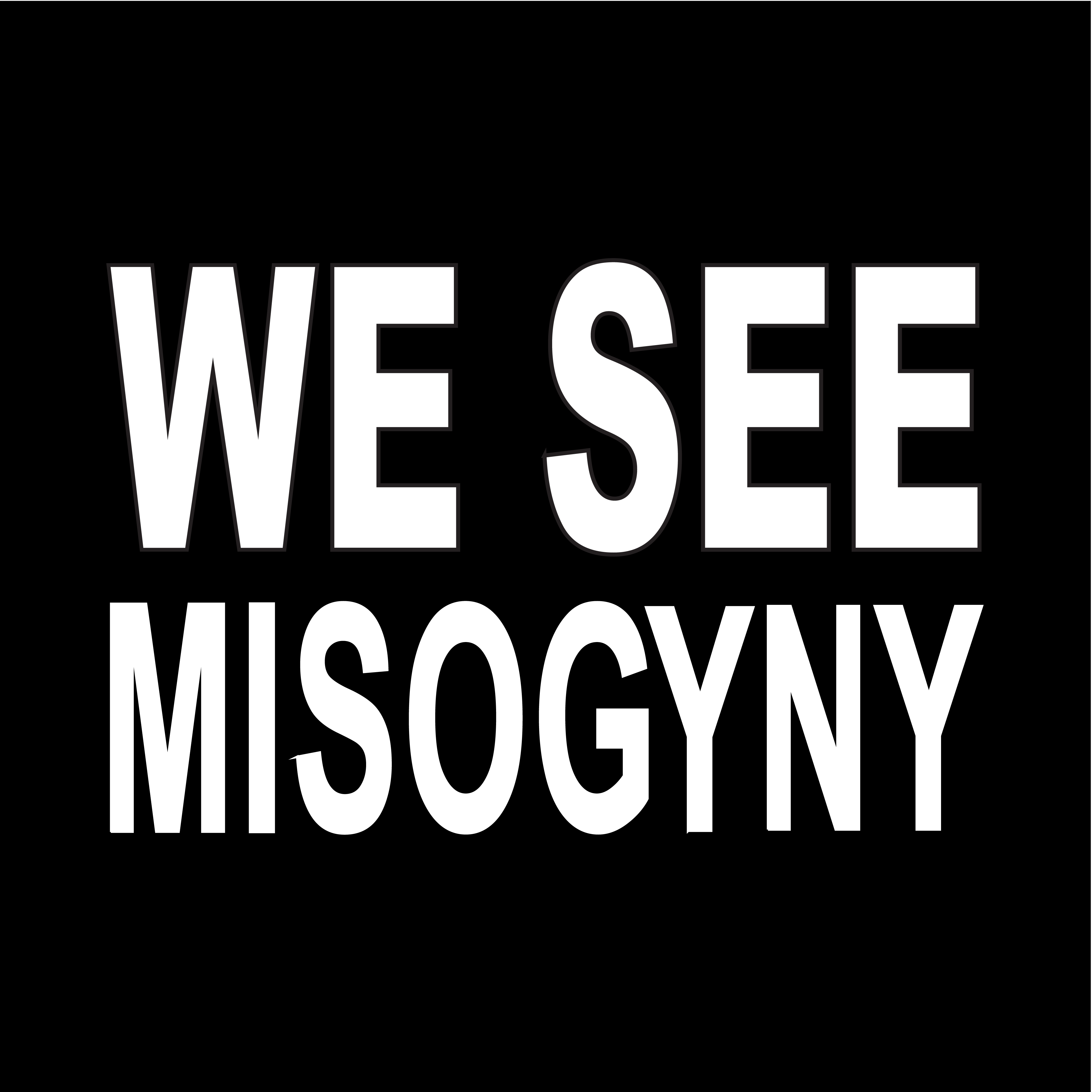 We See Misogyny